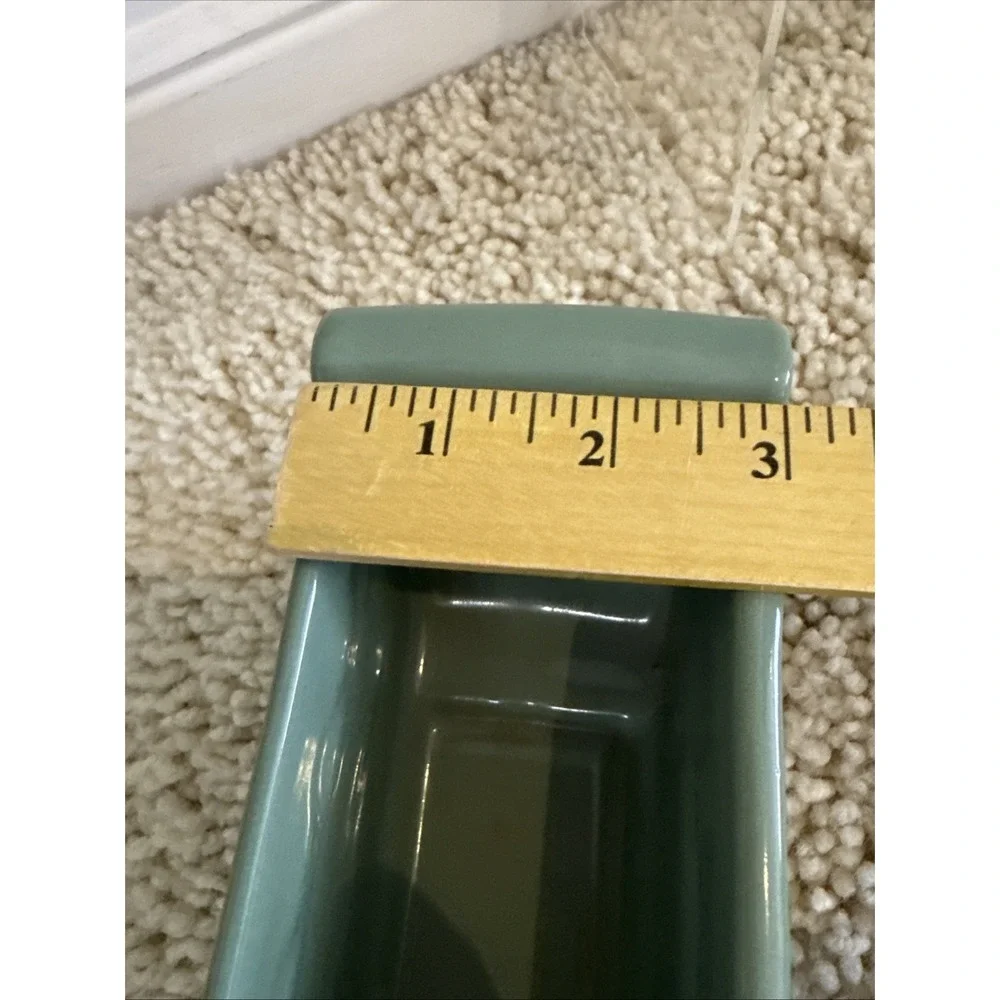 Vintage Abingdon Green Art Pottery Art Deco Style Planter